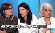 Le poing levé des Iraniennes contre les discriminations à leur encontre