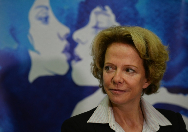 Frédérique Bredin, présidente du CNC le 29 octobre 2013 ( AFP / DANIEL MIHAILESCU )