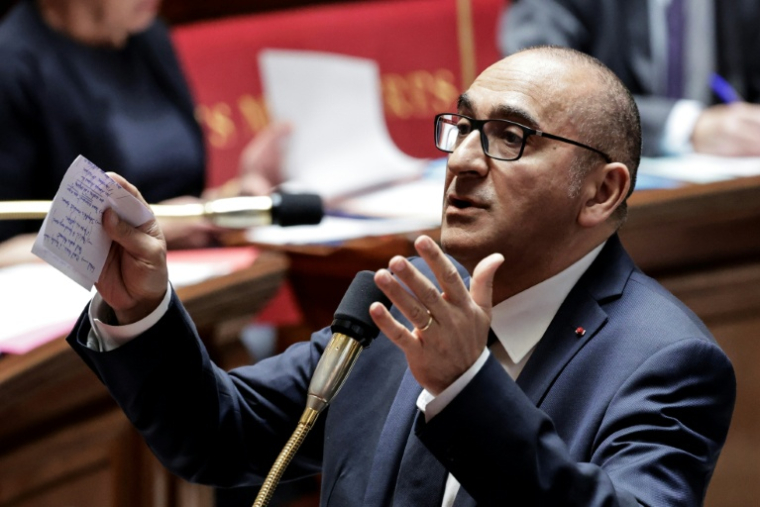 Le ministre de l'Intérieur Laurent Nuñez le 28 avril 2026 à l'Assemblée nationale à Paris ( AFP / STEPHANE DE SAKUTIN )