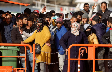 UE: LE NOMBRE D'IMMIGRÉS CLANDESTINS EN HAUSSE DE 22% EN 2021