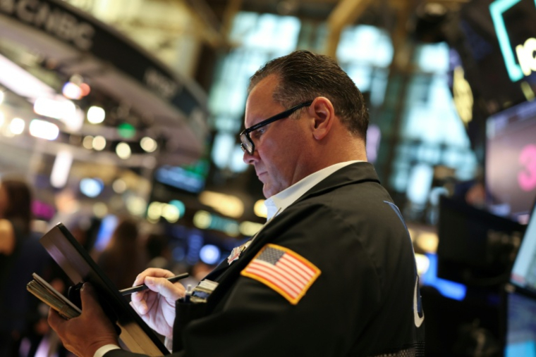 Un opérateur à la Bourse de New York le 7 août 2025 ( AFP / TIMOTHY A. CLARY )