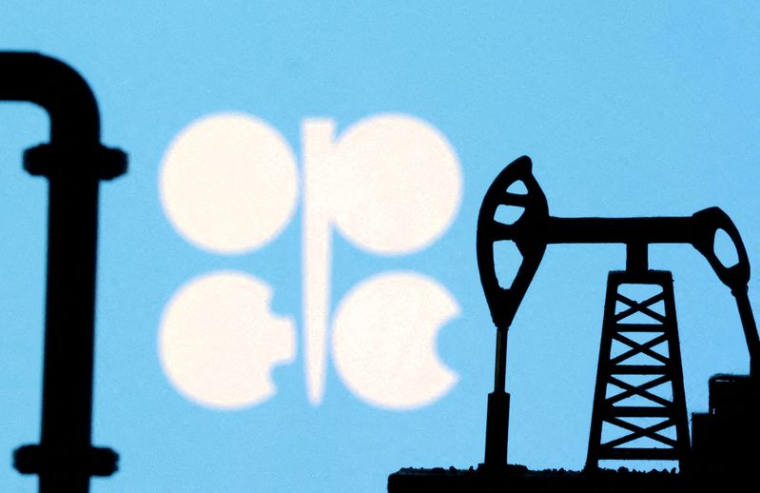 Le logo de l'Opep est visible sur cette illustration