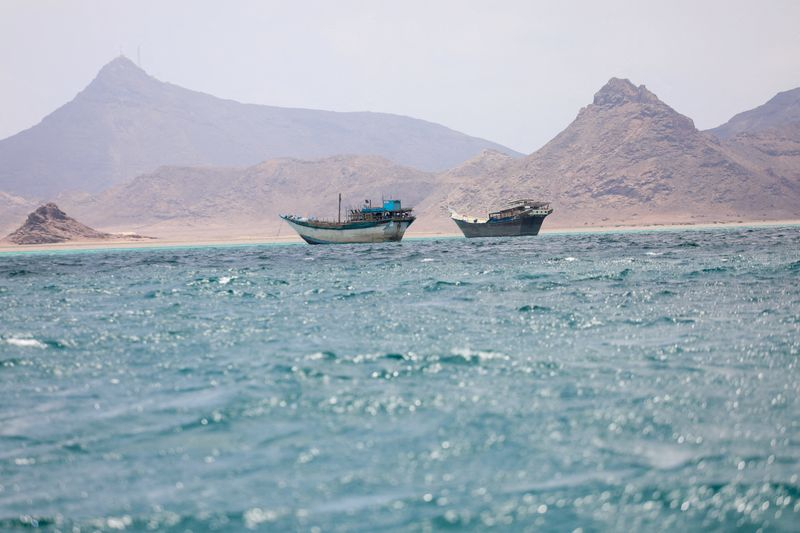 PHOTO D'ARCHIVE : Vue du détroit de Bab el-Mandeb