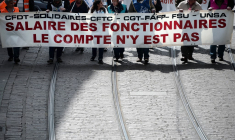 Des manifestants à Strasbourg, le 15 mai 2014. (illustration) ( AFP / FREDERICK FLORIN )