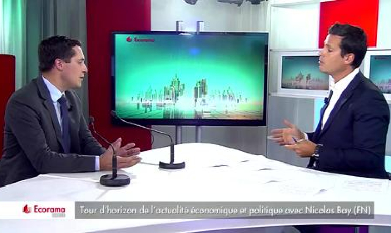"C'est une véritable invasion" : Nicolas Bay, Secrétaire général du FN, à propos de l'arrivée des migrants en France (VIDEO)