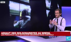 A Brasilia, des images rappelant celles de l'assaut du Capitole à Washington