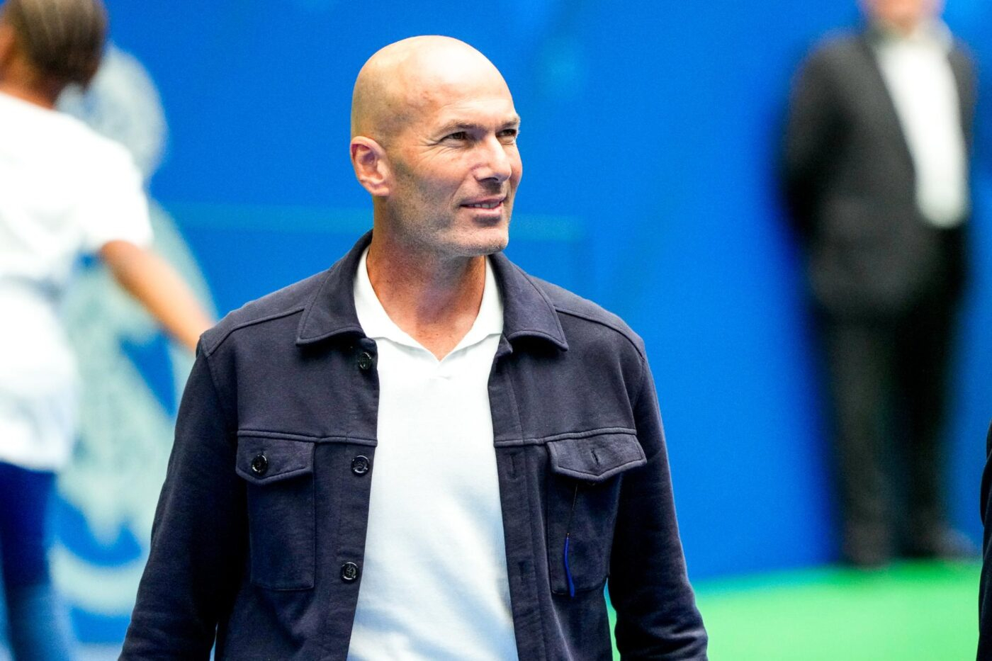 Zinédine Zidane de retour dans un vestiaire !