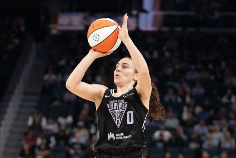 La joueuse des Golden State Valkyries Carla Leite