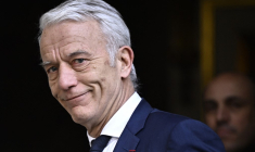 Patrinck Martin à Paris, le 18 janvier 2024. ( AFP / JULIEN DE ROSA )