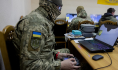 Des militaires ukrainiens (illustration.) ( AFP / TETIANA DZHAFAROVA )