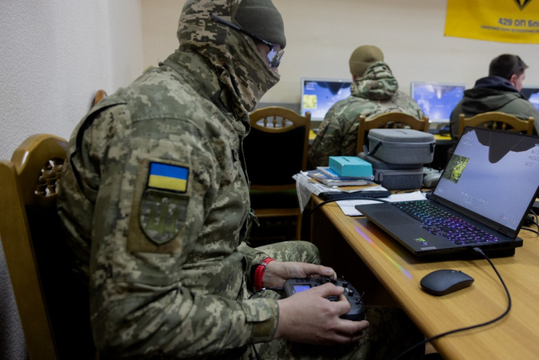 Des militaires ukrainiens (illustration.) ( AFP / TETIANA DZHAFAROVA )