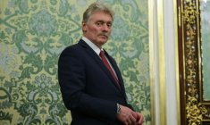Le porte-parole du Kremlin Dmitri Peskov au Kremlin à Moscou le 19 Novembre 2025 ( POOL / Ramil Sitdikov )