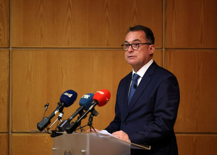 Joachim Nagel, président de la Deutsche Bundesbank, s'exprime lors d'un événement à la Banque centrale de Chypre à Nicosie