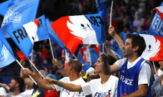 Les supporters français aux Jeux Olympiques