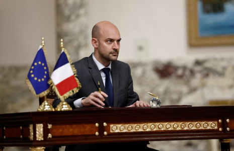 Le ministre français de l'Europe et des Affaires étrangères Jean-Noël Barrot