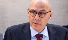 Le Haut-commissaire des Nations unies aux droits de l'homme, Volker Türk, s'adresse au Conseil des droits de l'homme à l'Onu à Genève