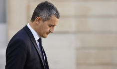 Le ministre de l'Intérieur Gérald Darmanin à Paris le 26 octobre 2022. ( AFP / LUDOVIC MARIN )