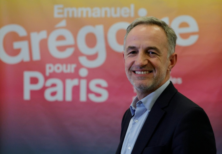 Emmanuel Grégoire, député PS et candidat à la mairie de Paris aux élections municipales, à Paris le 5 novembre 2025 ( AFP / GEOFFROY VAN DER HASSELT )