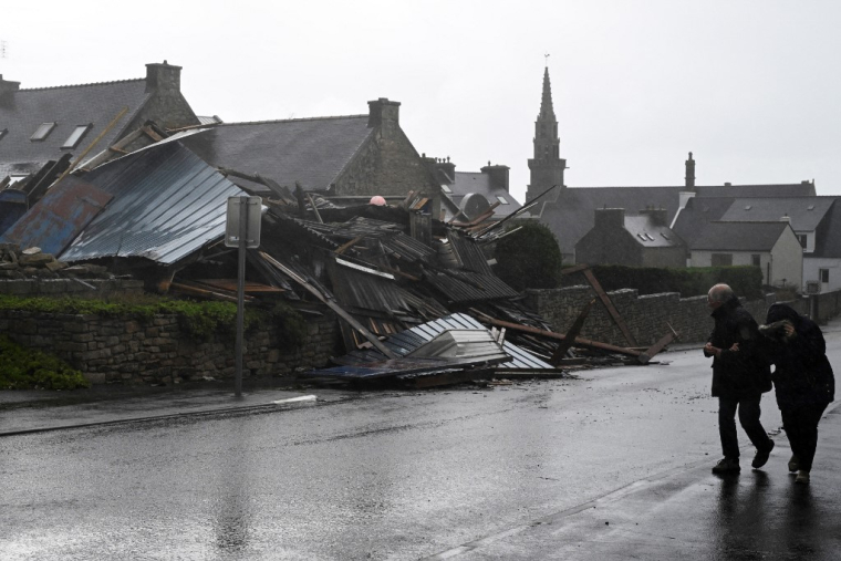 À Porspoder (Finistère), le 2 novembre. ( AFP / DAMIEN MEYER )