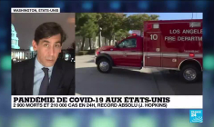 Pandémie de covid-19 aux Etats-Unis : 2 900 morts et 210 000 cas en 24h