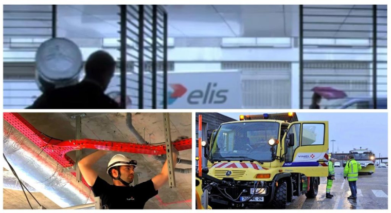 Acquisitions internationales pour Elis, Spie et Vinci. (© Elis, Spie, Vinci)