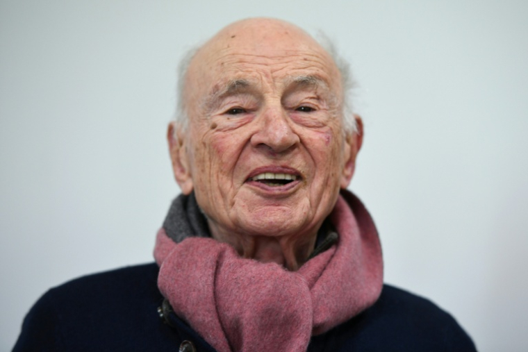 Le philosophe et sociologue français Edgar Morin, le 13 mars 2019, à Montpellier (Hérault) ( AFP / Pascal GUYOT )