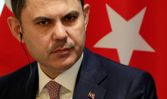 Le ministre turc de l'Energie et président de la COP31 Murat Kurum à Paris le 30 avril 2026 ( AFP / Ludovic MARIN )