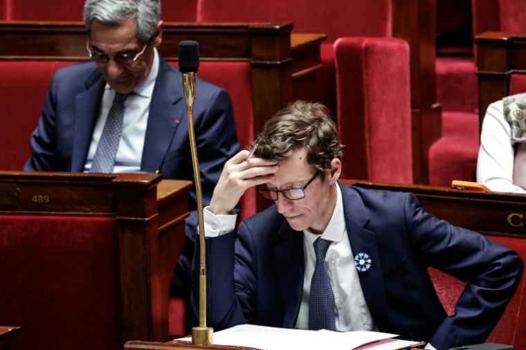 Le ministre de l'Education nationale Edouard Geffray à l'Assemblée nationale à Paris le 6 mai 2026 ( AFP / STEPHANE DE SAKUTIN )