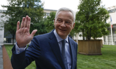 Bruno Le Maire, le 12 septembre 2024, à Bercy ( AFP / LUDOVIC MARIN )