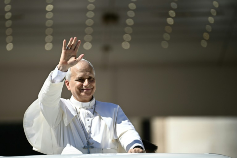 Le pape Léon XIV, le 16 septembre 2026 au Vatican ( AFP / Filippo MONTEFORTE )