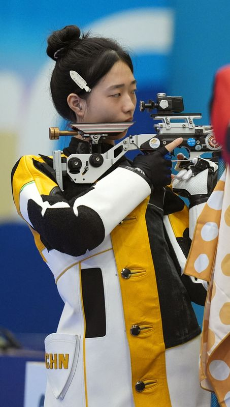 JO - Carabine à air - La Chine médaillée d'or à 10 mètres