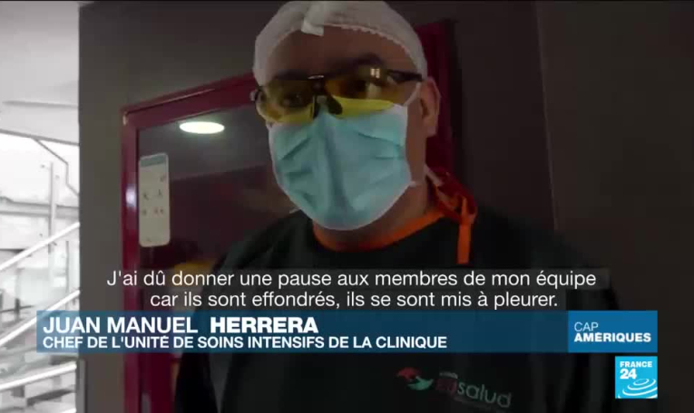 Covid-19 en Colombie : les professionnels de santé sous pression