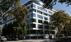 Les locaux de l'Arcom, à Paris, le 19 septembre 2025 ( AFP / Thibaud MORITZ )