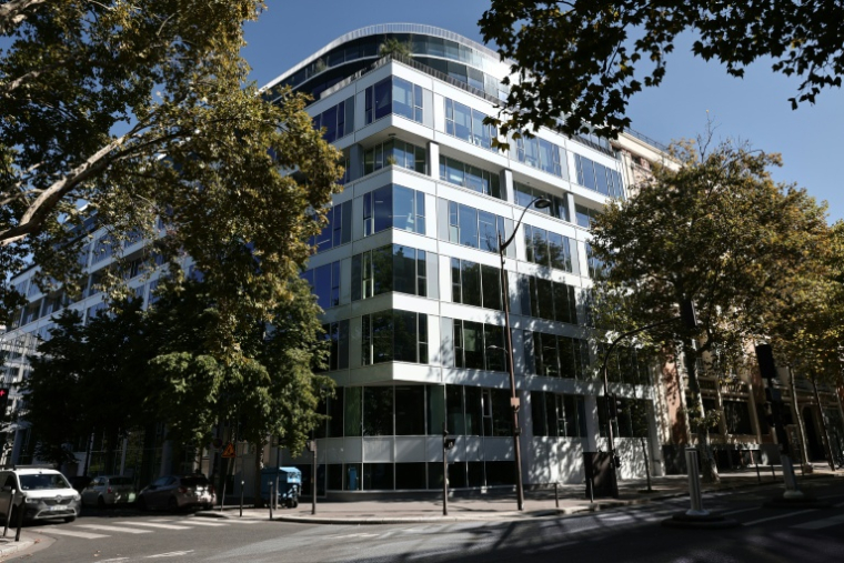 Les locaux de l'Arcom, à Paris, le 19 septembre 2025 ( AFP / Thibaud MORITZ )