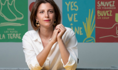 Julia Bijaoui à Paris, le 20 avril 2022. ( AFP / JOEL SAGET )