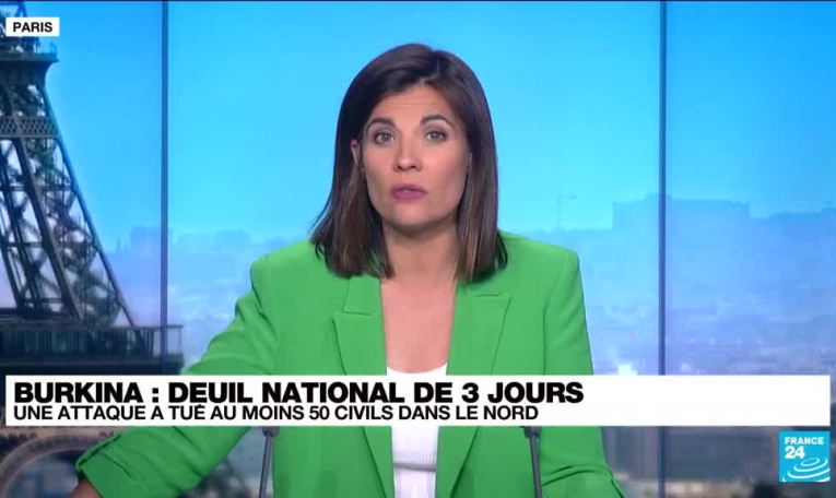 Burkina Faso : trois jours de deuil national après l'attaque qui a fait au moins 50 morts