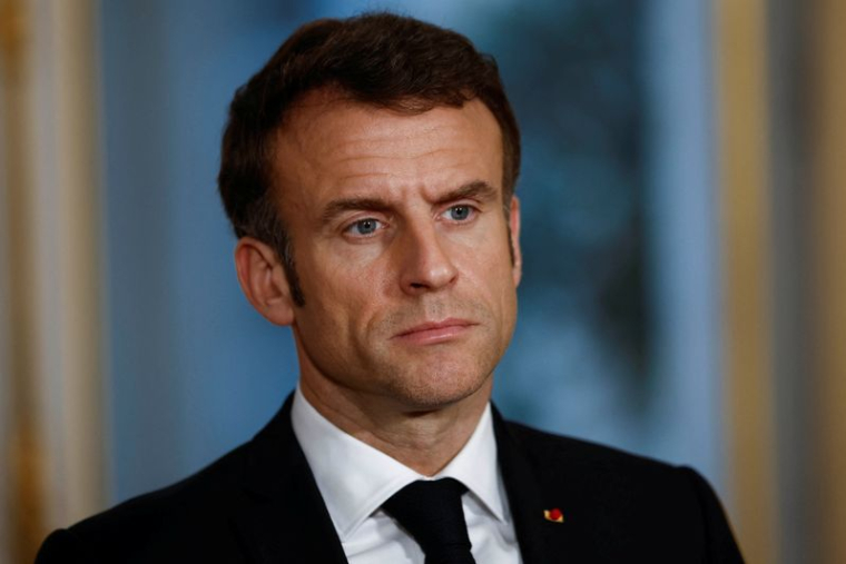 Photo d'archives du président français, Emmanuel Macron