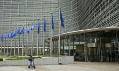 En 2025, 666 personnes ont été blessées à Bruxelles en raison d'accidents impliquant des trottinettes électriques ( AFP / Nicolas TUCAT )