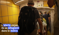 Frappes de l'Iran: des personnes se réfugient dans le métro à Haïfa