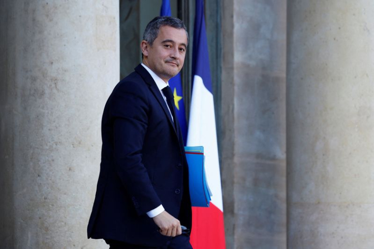 Gérald Darmanin à la sortie d'un conseil des ministres