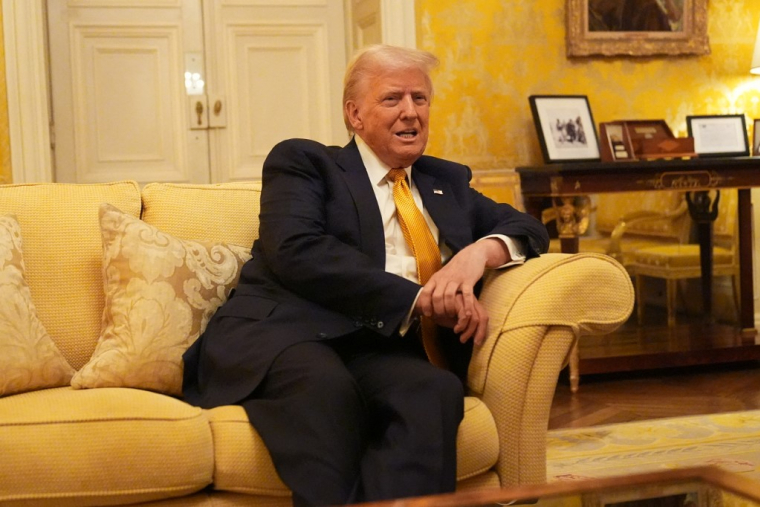 Donald Trump à Paris, le 7 décembre 2024. ( POOL / AARON CHOWN )