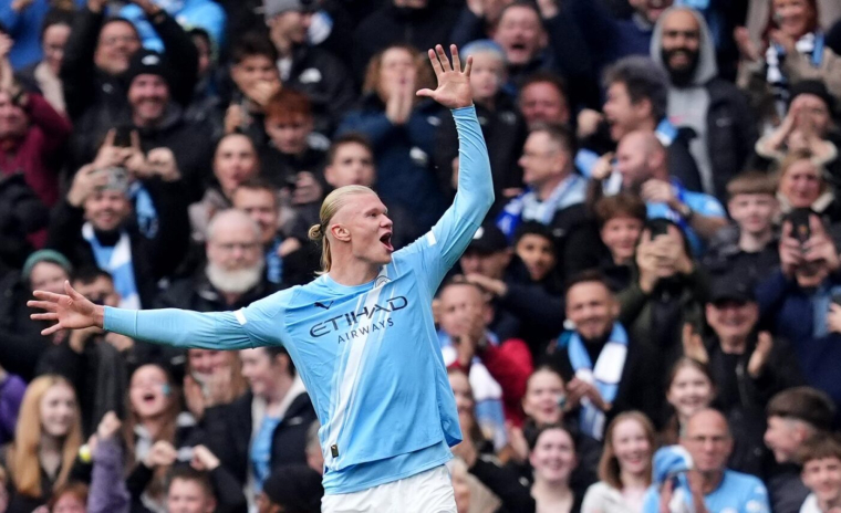 City prend la tête, Haaland et Mateta à la fête