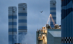 Zone industrielle abritant des usines chimiques à Francfort-sur-le-Main, dans l'ouest de l'Allemagne, le 8 décembre 2025 ( AFP / Kirill KUDRYAVTSEV )