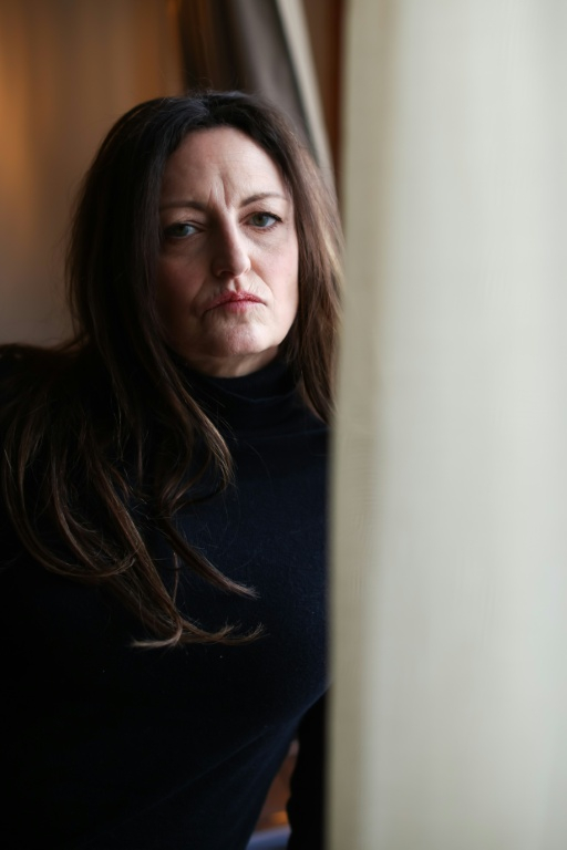 La Canadienne Claire Brosseau, chez elle à Toronto au Canada, le 3 février 2025 ( AFP / Cole BURSTON )