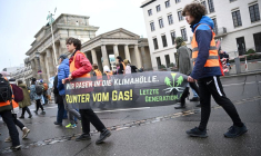 Une manifestation pour protester contre l'extrémisme de droite, à Berlin