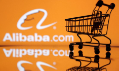 Illustration qui présente le logo d'Alibaba