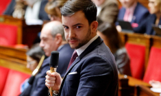 Jean-Philippe Tanguy à Paris, le 17 février 2023. ( AFP / LUDOVIC MARIN )