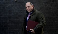Le ministre britannique de la Défense, Ben Wallace, à Downing Street