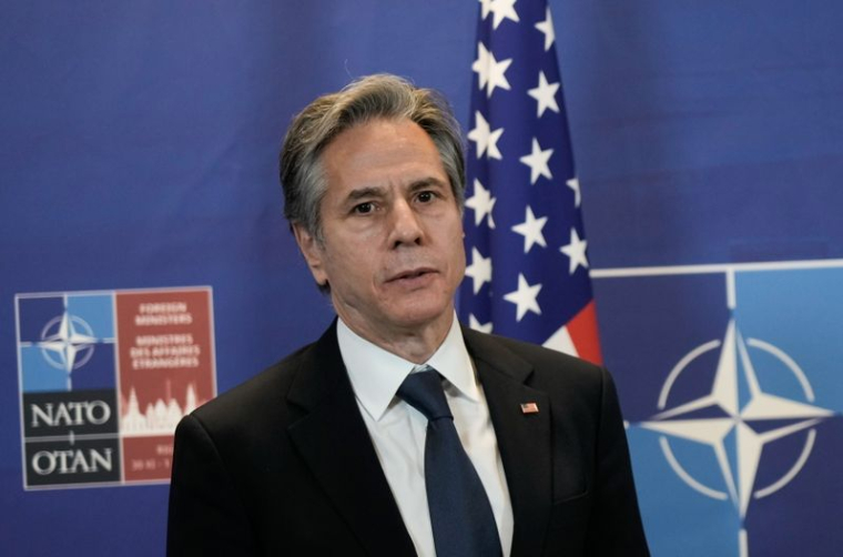 L'OTAN EST PLEINEMENT ENGAGÉE ENVERS L'UKRAINE, DIT BLINKEN AVANT SA RENCONTRE AVEC LAVROV