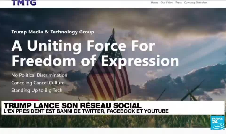 Donald Trump annonce le lancement de son réseau social